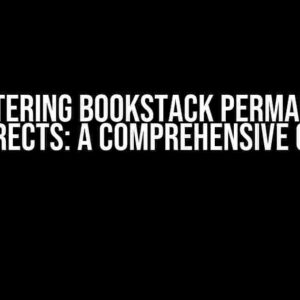 Mastering Bookstack Permanent Redirects: A Comprehensive Guide