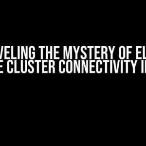 Unraveling the Mystery of Elastic Cache Cluster Connectivity in AWS